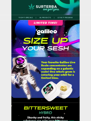 Surterra Wellness - 📈Double Up with 1g Galileo Live Rosin!📈