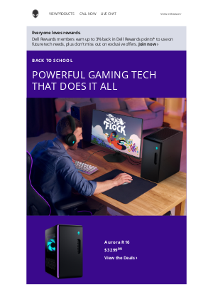 Dell - Top gaming tech, top features, top of your student game.