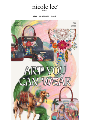 Nicole Lee Online - This Season’s Canvas? Your Arm 🎨👜