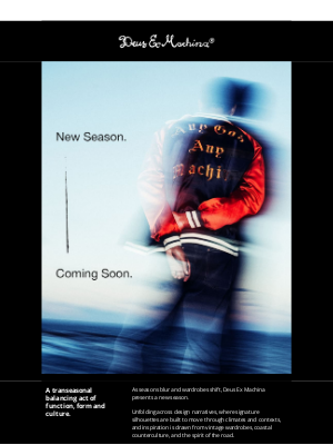 Deus Ex Machina - Introducing a new season. Dropping soon