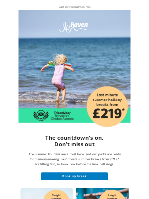 Haven Holidays(United Kingdom) - School’s nearly out! 🔔 Are you ready for summer?
