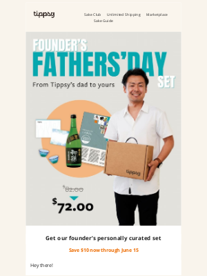 Winc - Kampai to dad! Sake gift set