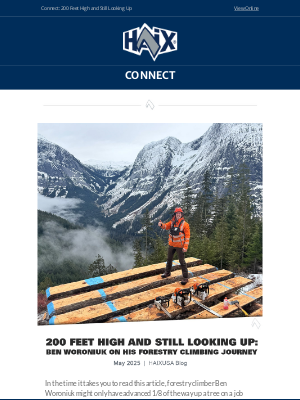 Haix North America - Connect: 200 Feet High and Still Looking Up