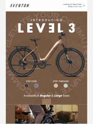 Aventon Bikes - The future of commuting is here: Meet LEVEL 3🎉