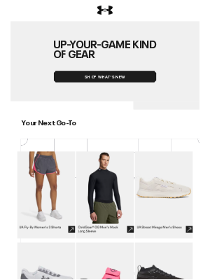 Under Armour - Your next pair is in this lineup