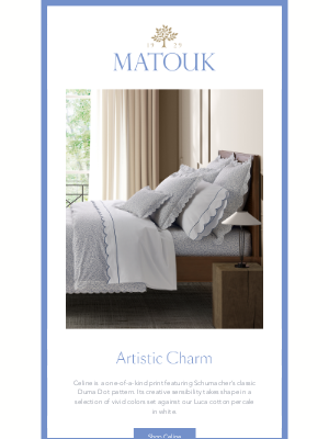 matouk.linens - A Painterly Print