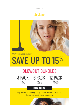 Drybar - LAST CHANCE to Save with Blowout Bundles!