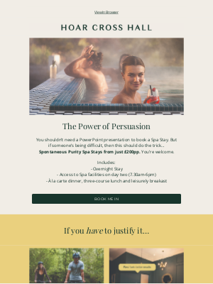Barons Eden - Your Official Case for a Spa Stay...