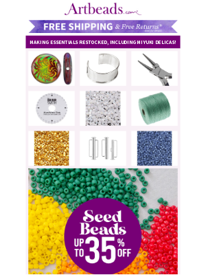 Artbeads - Missed Out? Favorite Beads & Supplies Are Back!