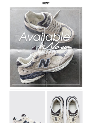 Rooney Shop - AVAILABLE NOW | NEW BALANCE M990AD3  🔥