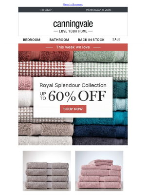 Canningvale (Australia) - Up to 60% off Royal Splendour collection!