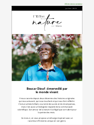 Sépaq - S’émerveiller avec Boucar Diouf 🌸