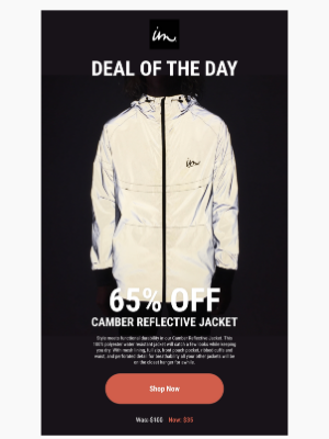 Imperial Motion - 65% Off Camber Reflective Jacket