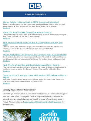 The DIS - News and Updates for 06/14/2025