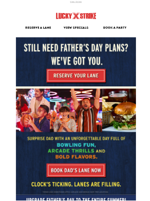 Bowlero - It's Not Too Late To Make His Day! Reserve A Lane For Father’s Day Fun 🎳