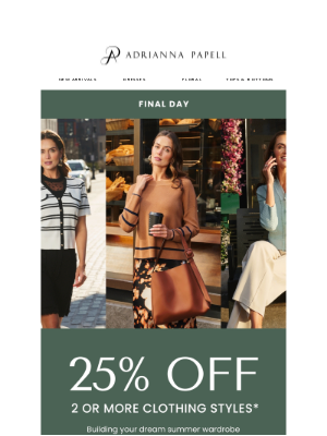 Adrianna Papell - Last Day For 25% Off 2+ Separates 🛍️ Starting At Just $21.75