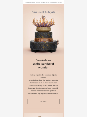 Van Cleef & Arpels - The Maison unveils a new Extraordinary Object
