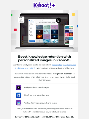 Kahoot! - Boost knowledge retention with personalized images 🖼️
