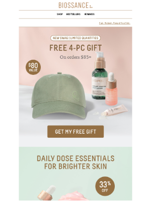 BIOSSANCE - 48 hrs left! $80 routine, yours for free 🔥
