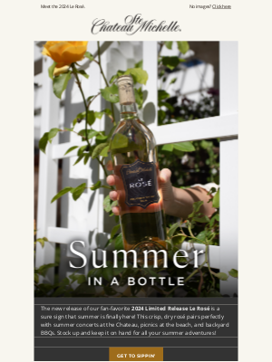 Chateau Ste Michelle Winery - Announcing Our Newest Rosé