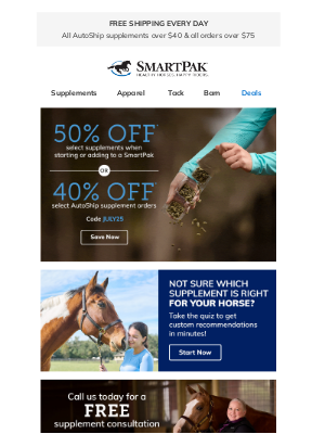 50% OFF SmartPaks // 40% OFF Bags