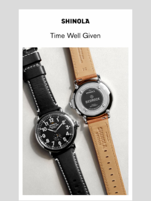 Shinola - Watches That Say “Thank You”
