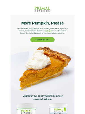 Primal Kitchen - 6 Sweet Pumpkin Treats to Celebrate Fall