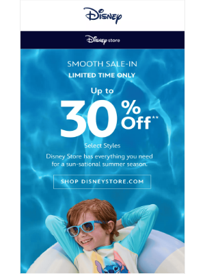 Disney - 🏖 Get summer ready with Up to 30% Off swim styles