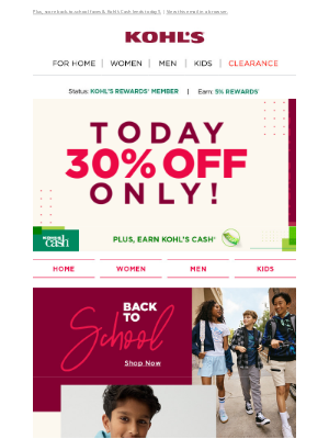 Kohl's - Claim your deal while you can!