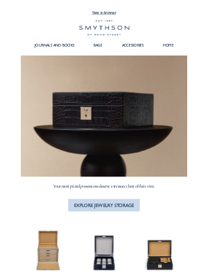 Smythson - A home for your treasures