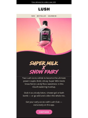 Lush (United Kingdom) - Did someone say ... MASHUP?  🥛🧚