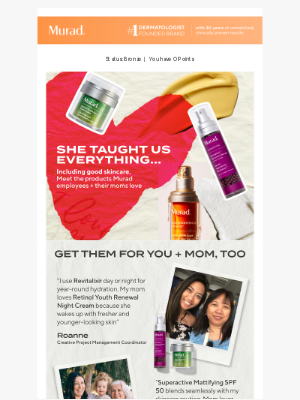 Murad - Skincare we both swear by 🫶 Mother’s Day edition