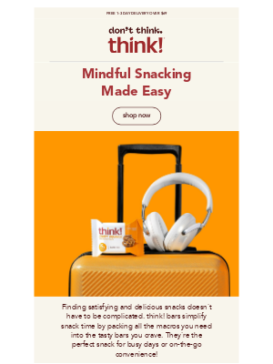thinkThin - Say 'yes' to mindful snacking