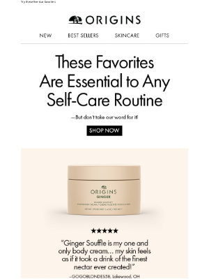 Origins - Inside: what you want for improved wellness