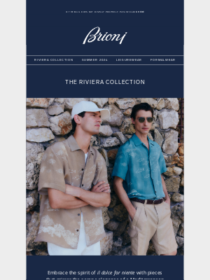 Brioni - The Riviera collection