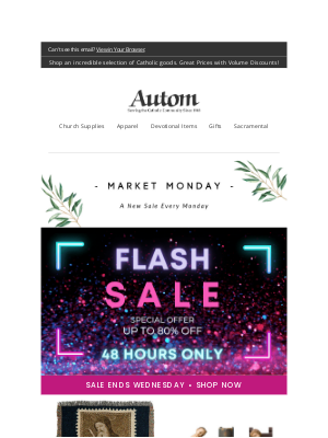 Autom - ⚡️ 48 Hour Market Monday FLASH SALE ⚡️