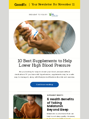 GoodRx - 10 Best Supplements to Lower Blood Pressure