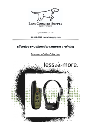 Lion Country Supply - Train Smart with E-Collars! 🐾