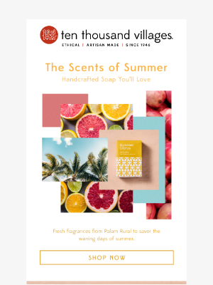 Ten Thousand Villages - Smell Like Summer – Naturally 🍋