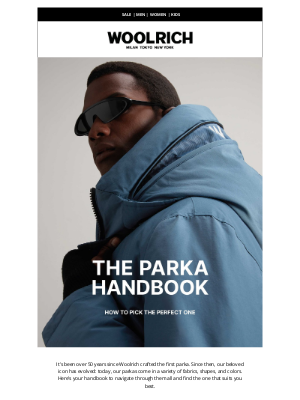 Woolrich - What's the perfect parka for you?