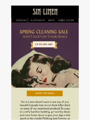 Sin in Linen - Am I dreaming??