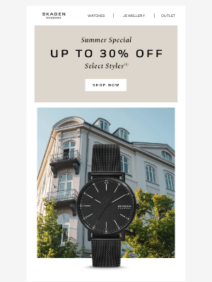 Skagen - summer special ☀️ UP TO 30% OFF