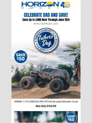 Horizon Hobby - ARRMA 1/10 GORGON only $169.99!