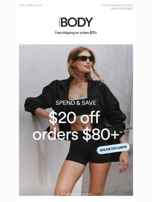 Cotton On & Co. - $20 off orders $80+ 🤸‍♀️​