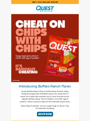Quest Nutrition - Introducing Buffalo Ranch Flavor