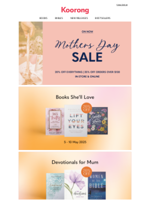 Mother's Day Sale Starts Now! 🎉 📖🌷