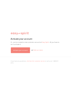 Easy Spirits - Easy Spirit Account Activation