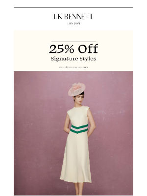 L.K.Bennett (United Kingdom) - Over 300 Lines Now With 25% Off