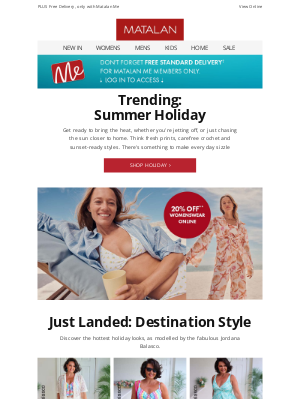 Matalan (United Kingdom) - Trending: Fresh prints & holiday-ready combos 🍋