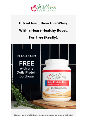 Wellness Resources - Buy 1, Get 1 FREE: Bioactive Whey with a Heart-Healthy Boost